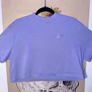 Nike Purple Crop Top
